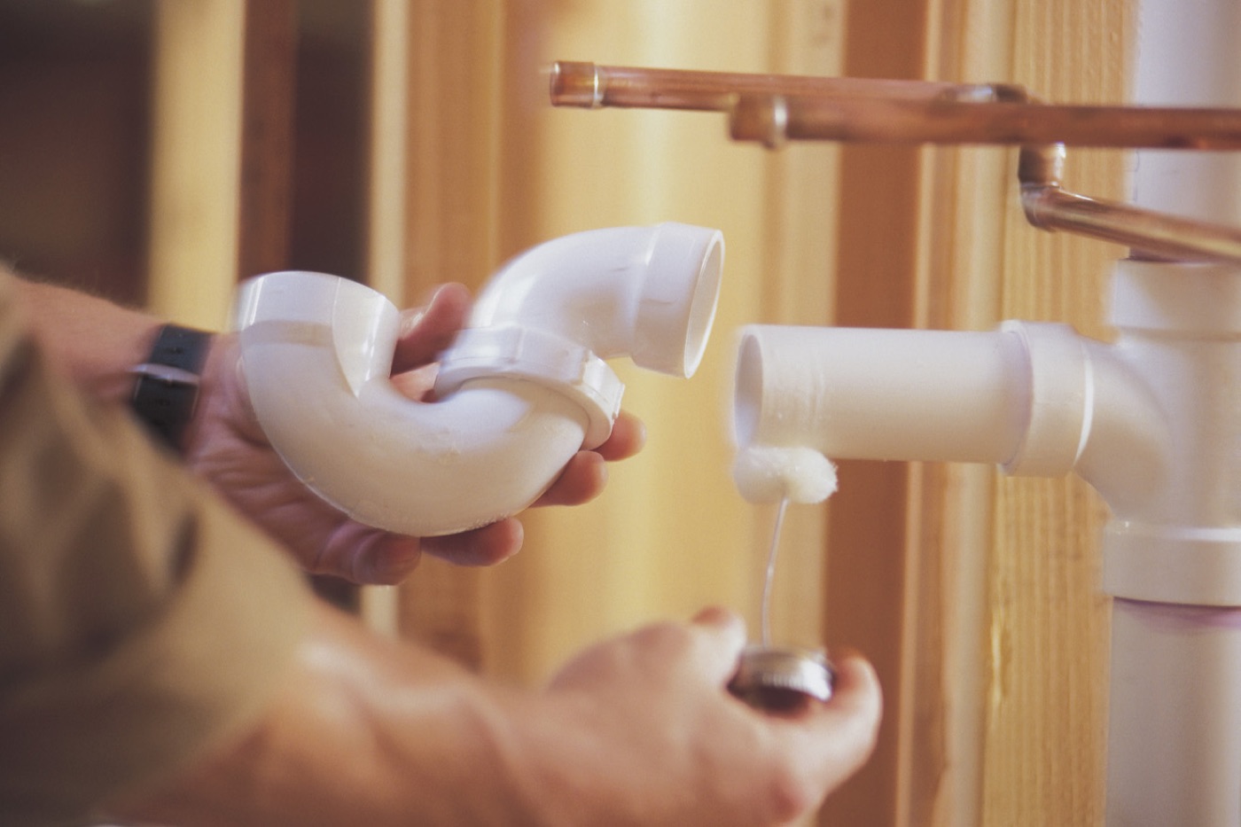 Darkwood Plumbing pipe replacement work in the West Kootenays